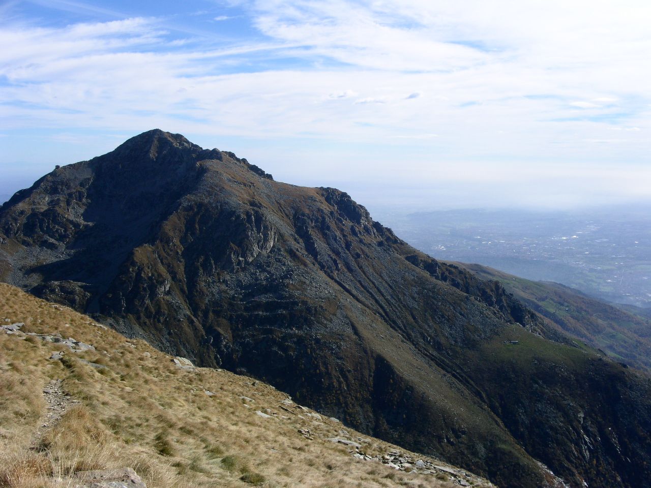 Mucrone peak seen from Coda refuge
